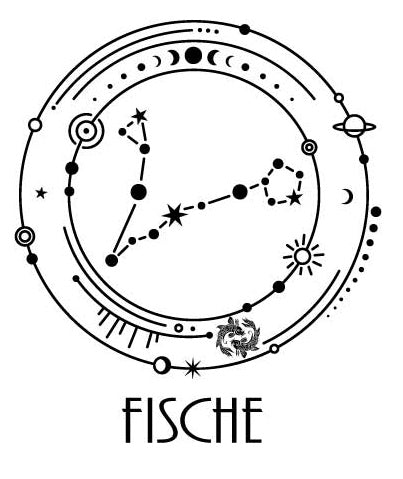 Motif "Signe du zodiaque" POISSONS
